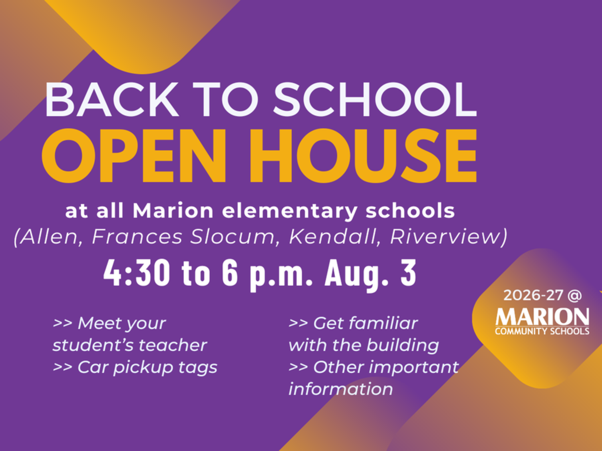 promo graphic - MCS elementaries back to school open house 2026