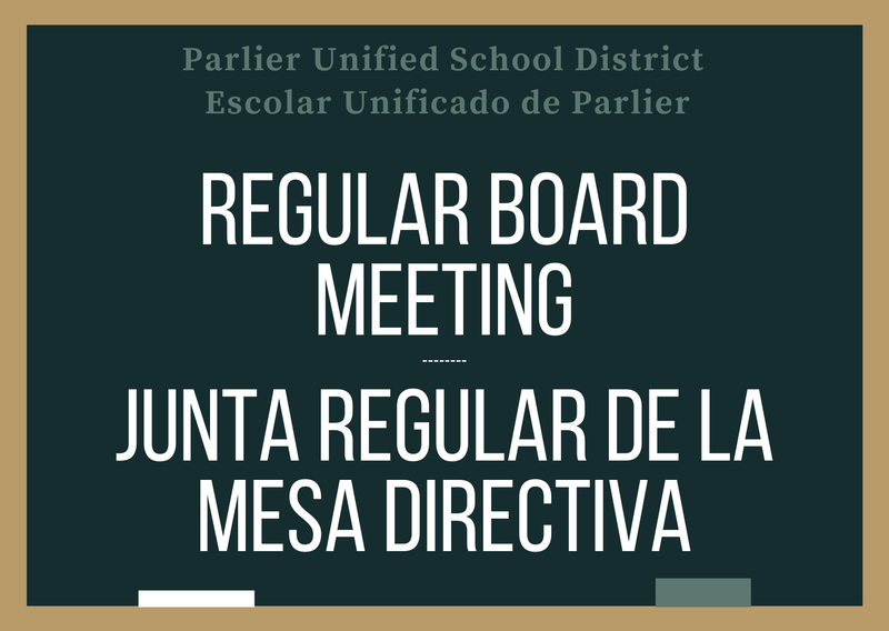 BOARD MEETING UPDATE