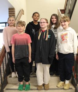 Six students who are performing in the "Magic Moments" concert.