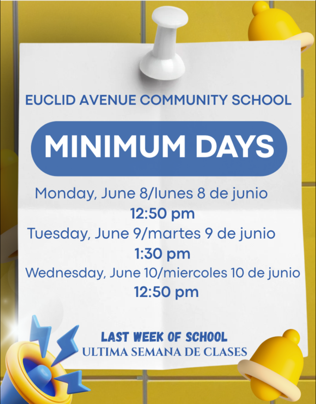 Last 3 days of school! ¡Últimos 3 días de clases!
