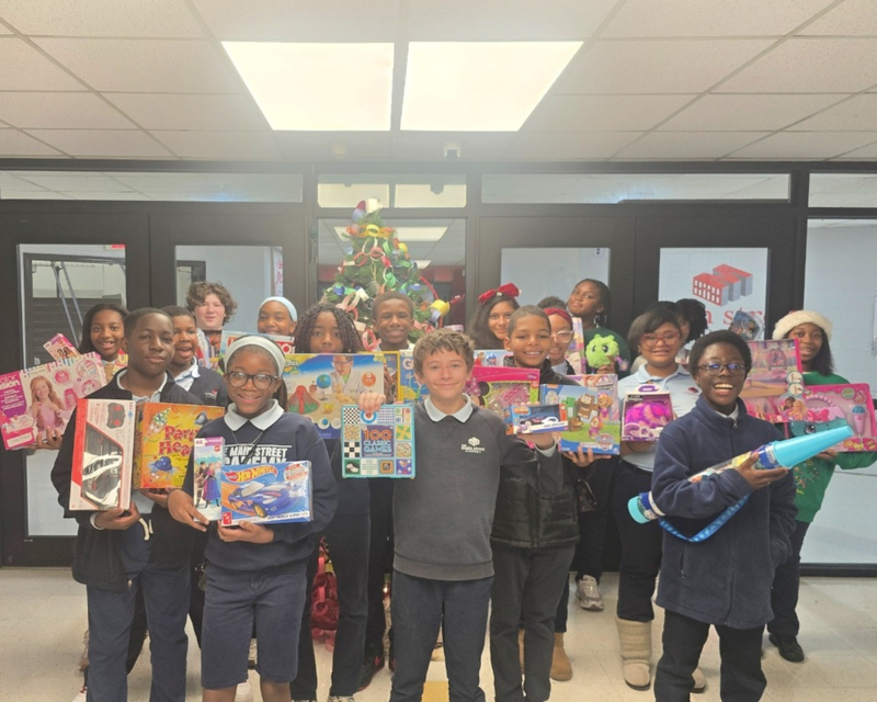 National Junior Honor Society Spearheads 'Toys for Tots" at TMSA Featured Photo