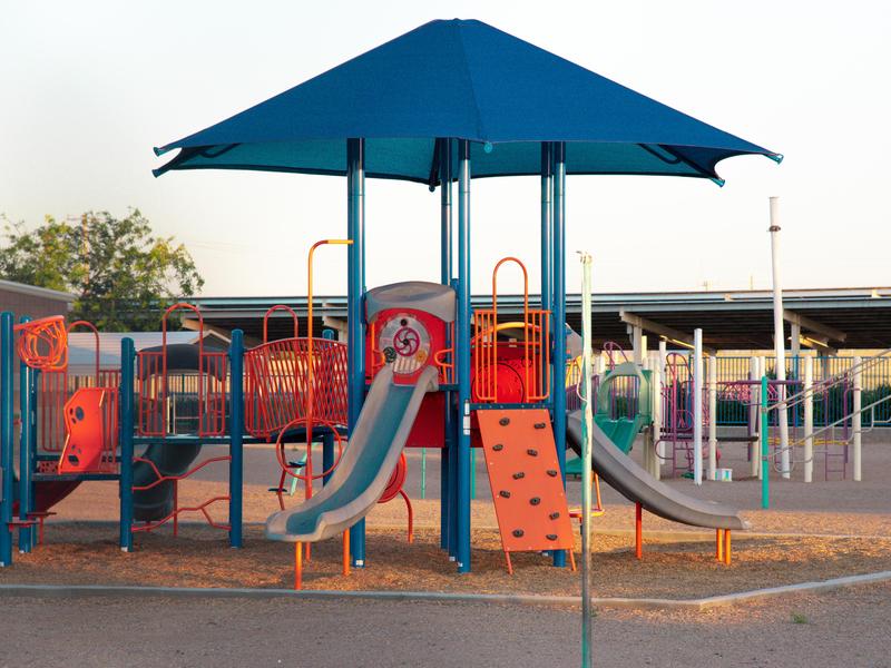 playground equipment on playground
