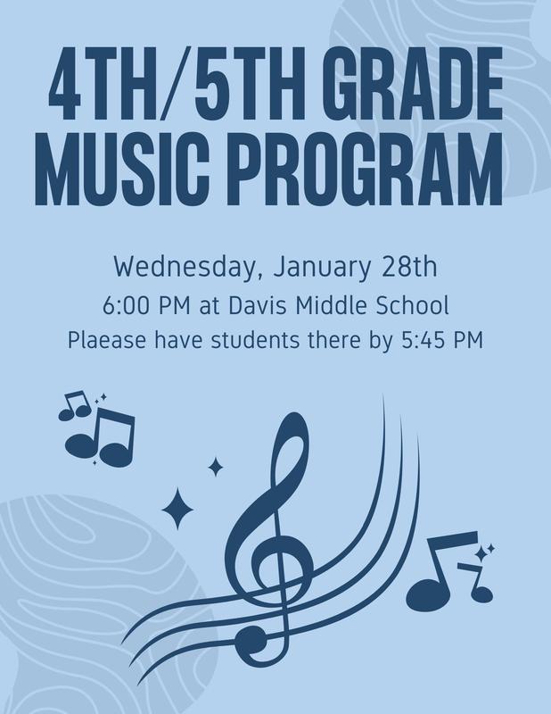 Music Program Jan. 28th