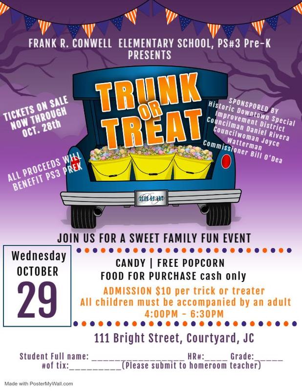 ***Trunk or Treat Wristbands***