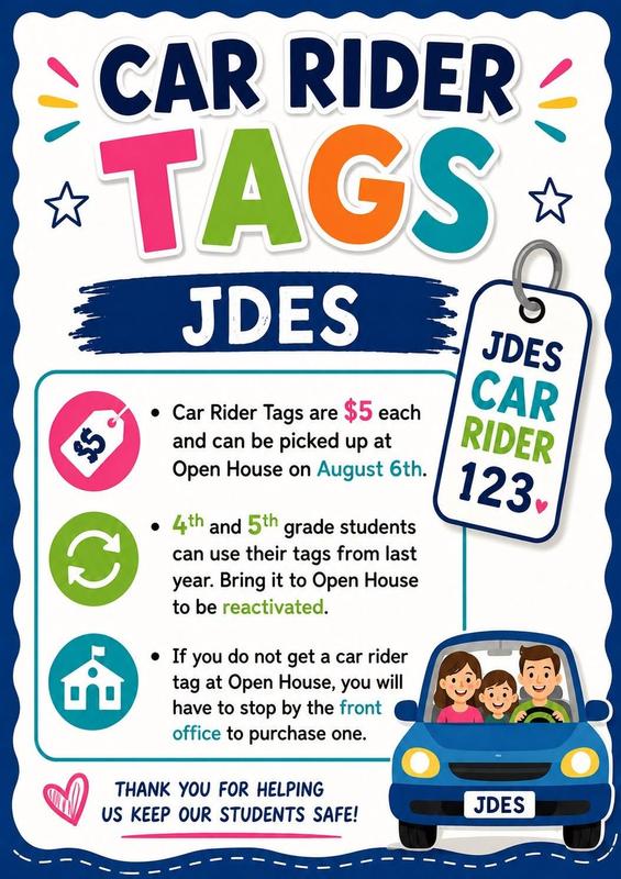 car rider tag