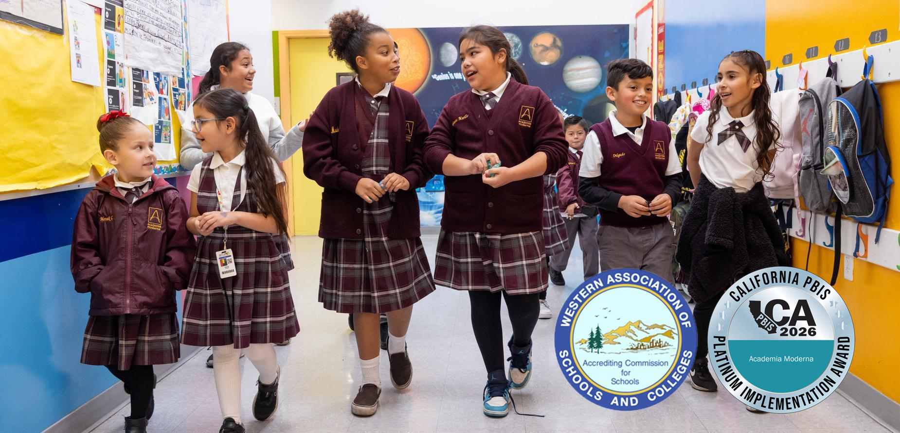 Students in hallway