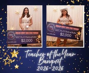 Teacher of the Year Recipients for 2026