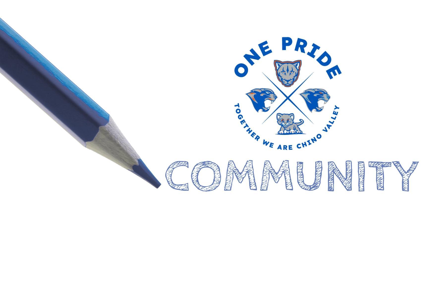 aerial photo of entire campus with town of chino surrounding