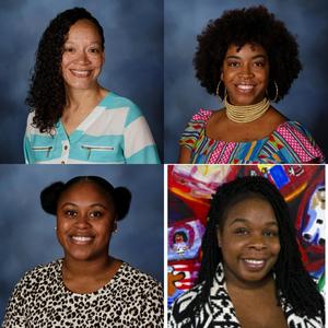 Image shows four new teachers.