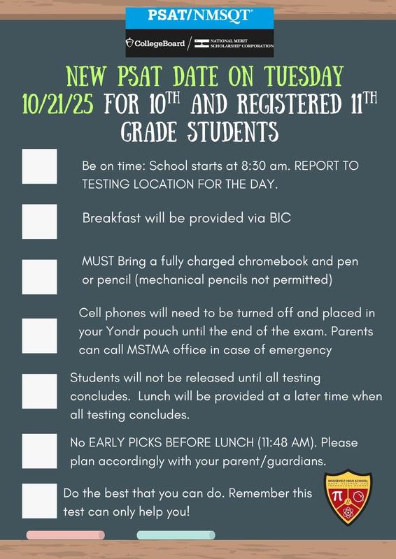 New test date for PSAT