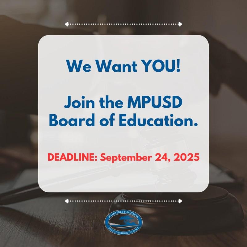 MPUSD Board of Education Vacancy English