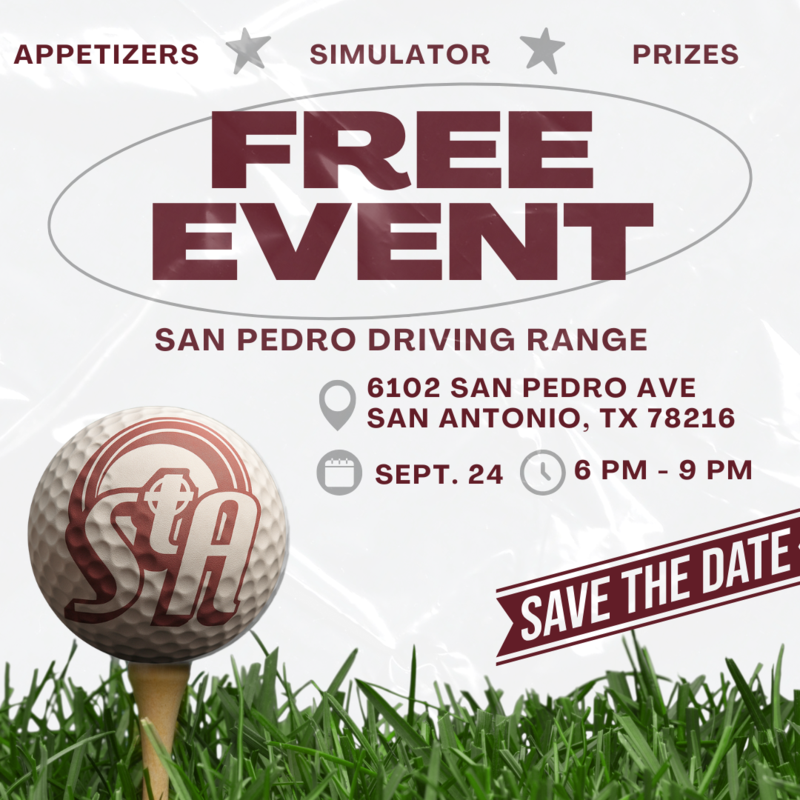 golf promo event for the Yellow Jacket tee-off