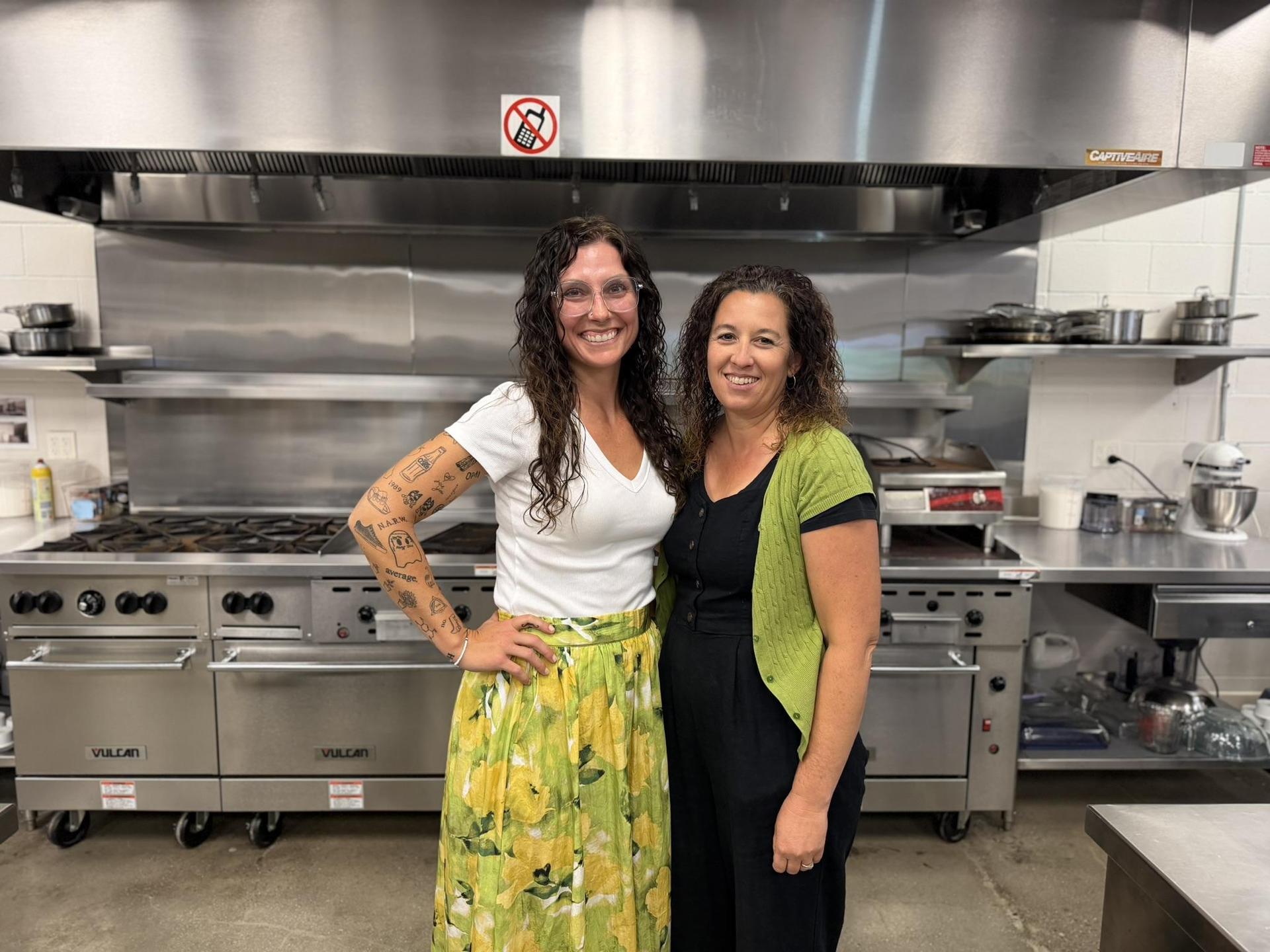 Our Culinary teachers Mrs. Larson and Ms. Cross 