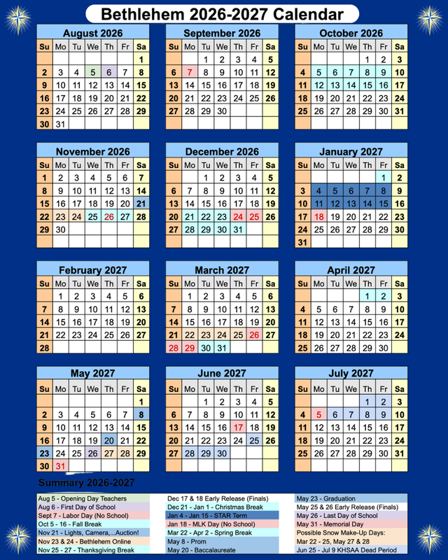 2026-2027 School Year!