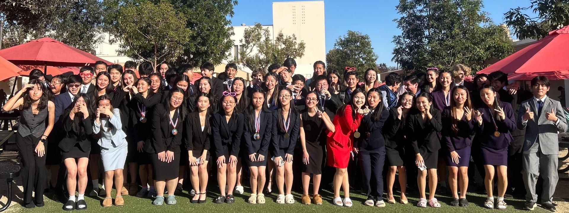 Team photo at South Pasadena HS