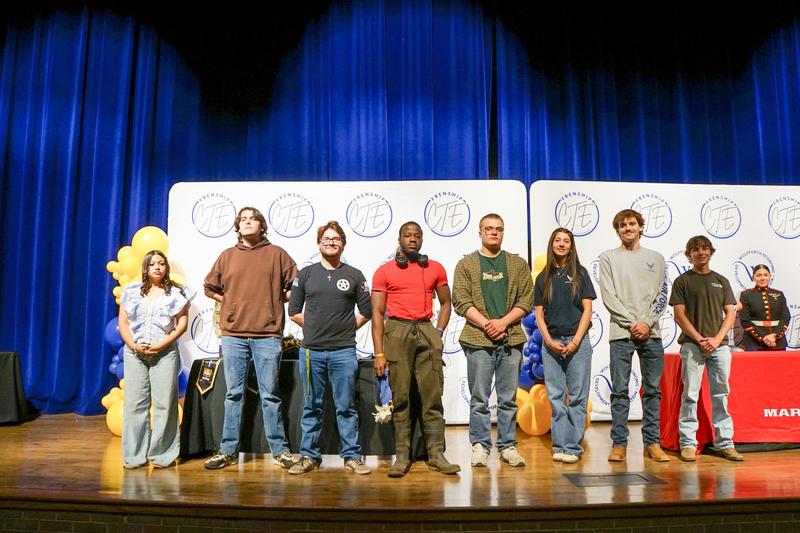 Frenship ISD Honors Students Committing to Military Service