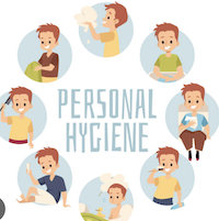 pre teen hygiene illustration