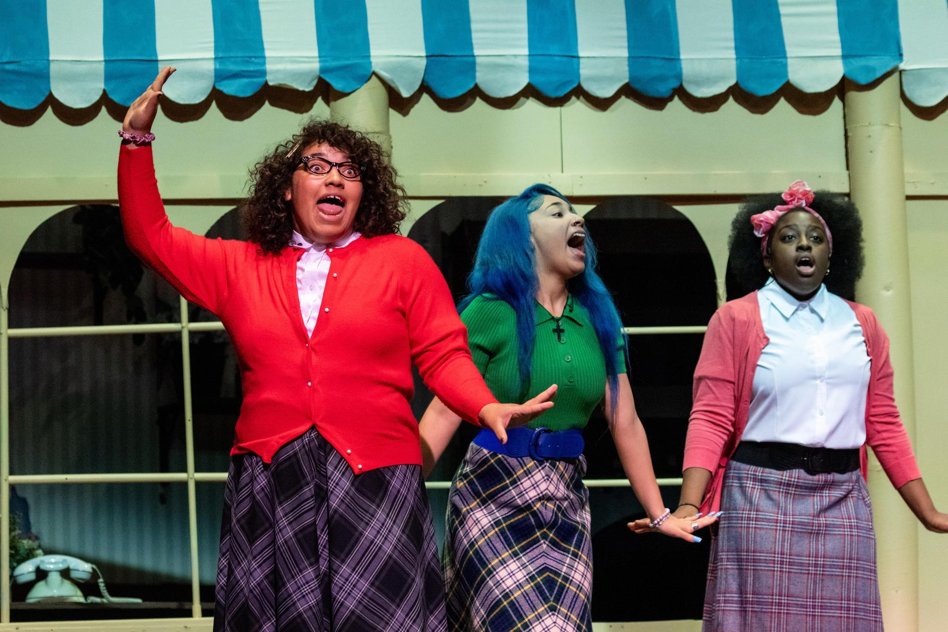 A scene from Little Shop of Horrors