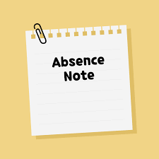 Absence note