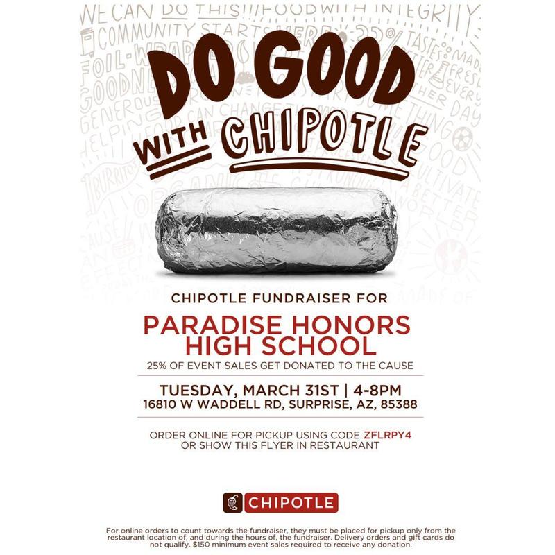 chipotle fundraiser info