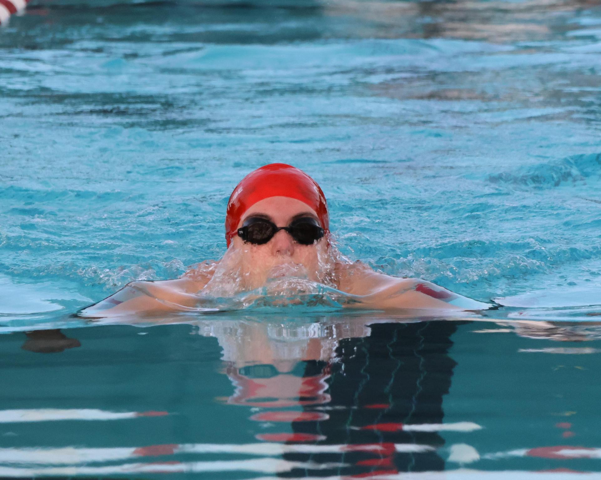 Katie Rodriguez swimming