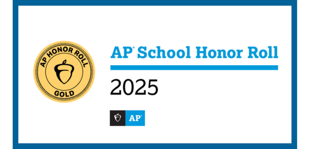 Trường RBHS đạt danh hiệu Vàng trong bảng xếp hạng AP School Honor Roll năm 2025.