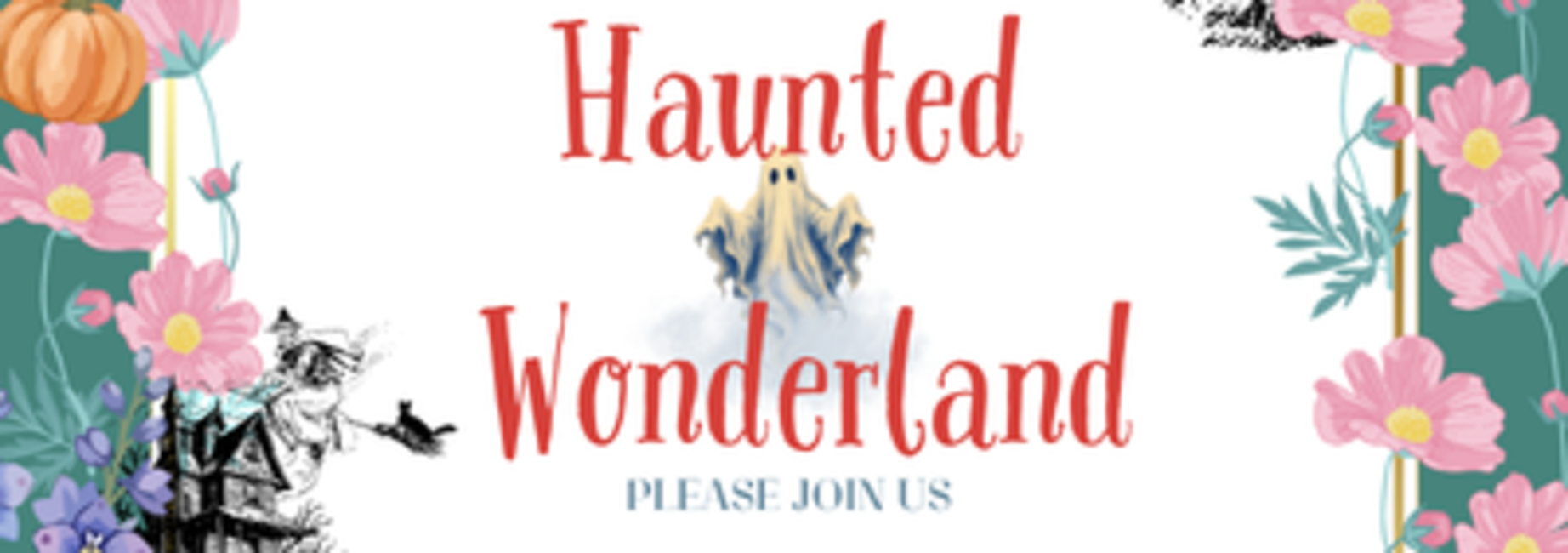 Ghost and witches and flowers