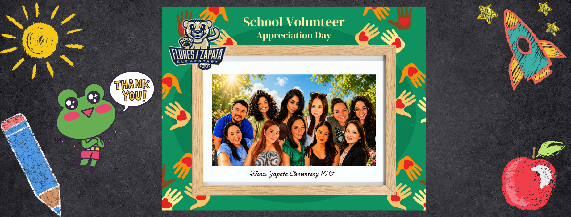 School Volunteer Appreciation Day banner