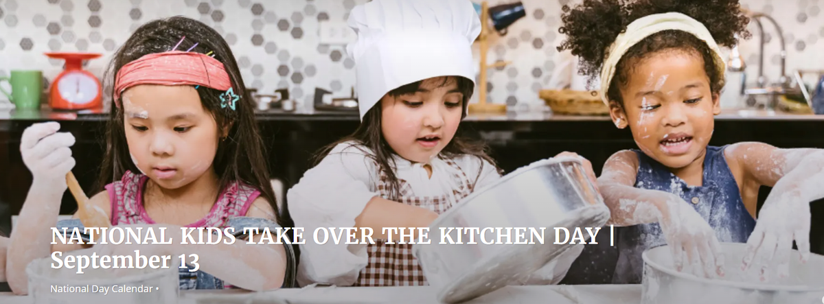 National Kids Take Over the Kitchen Day