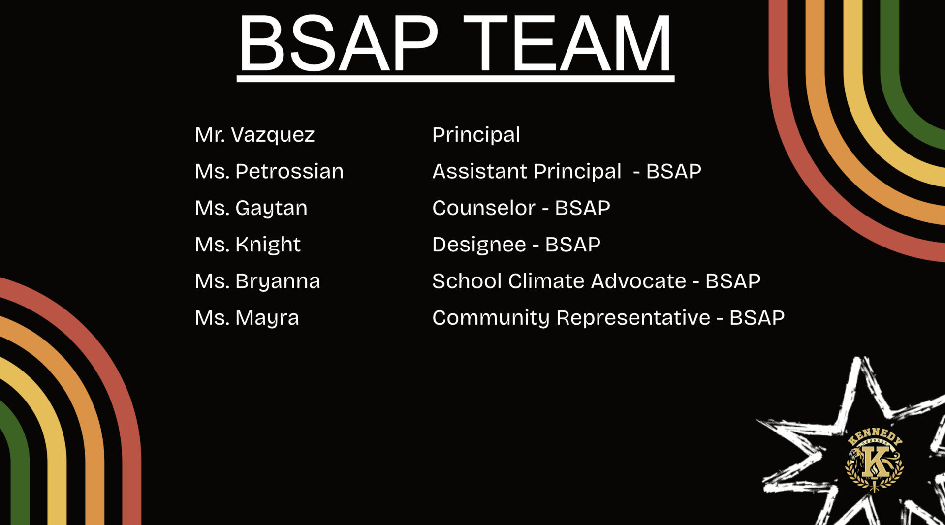 BSAP Team