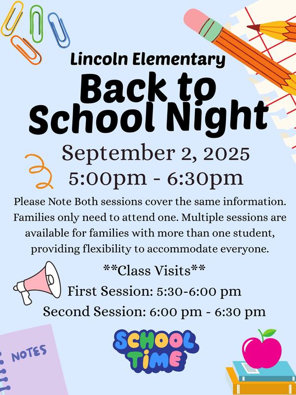 Back to School Night