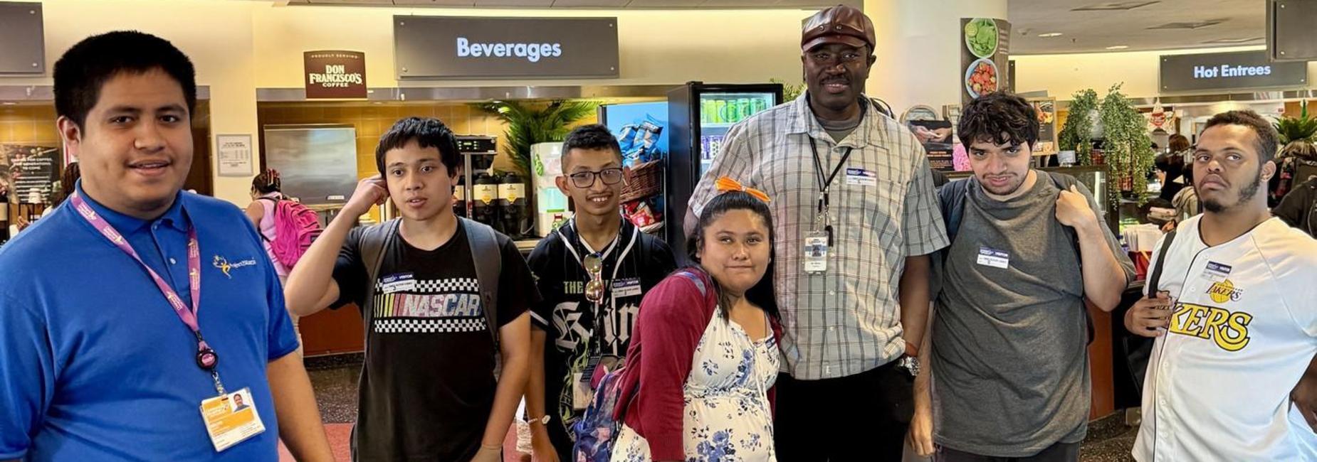 Mr. Mbaye's students visit CHLA program
