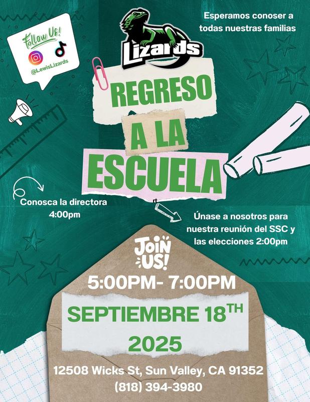 Back to School Night Flyer