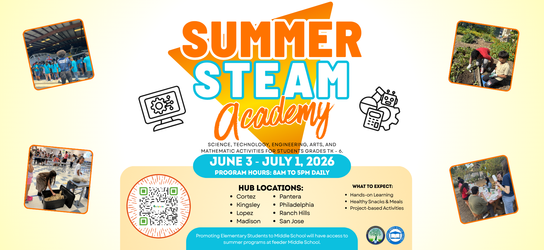 summer steam academy registration 3/11/26