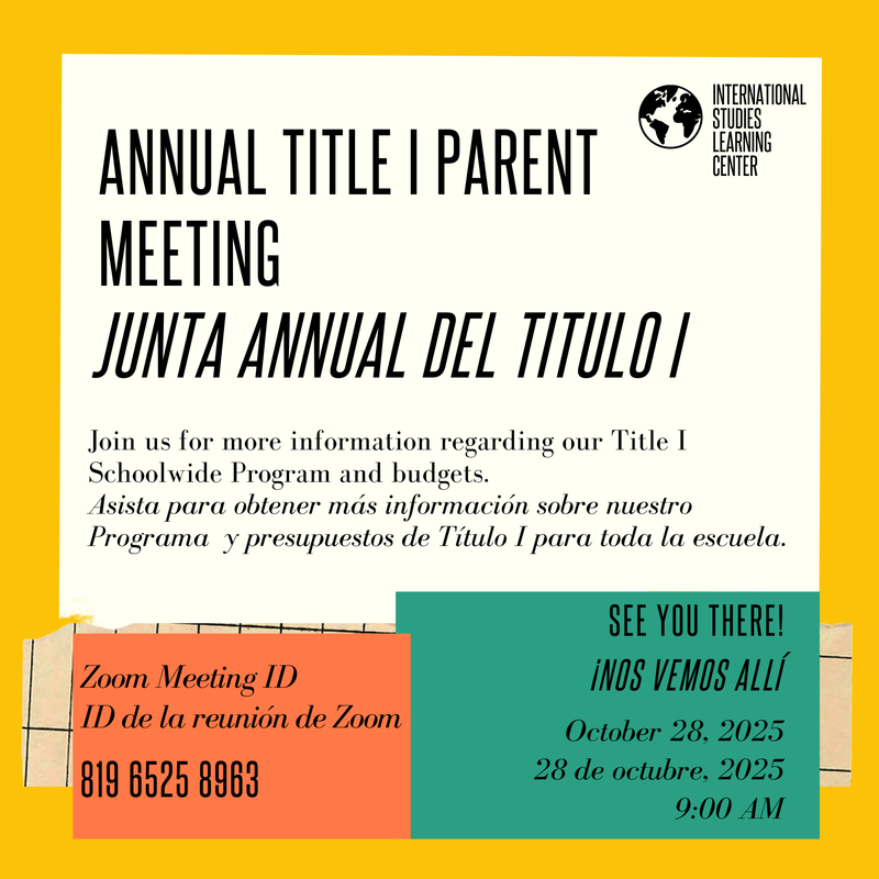 Annual Title I Meeting
