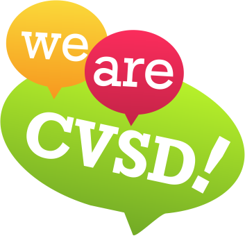 Logo that reads "we are CVSD!"