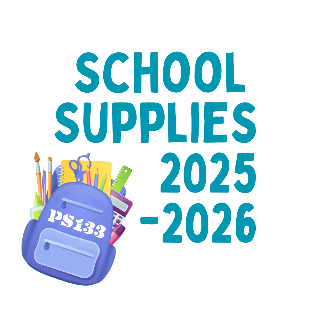 Blue School Supply sign 2025 -2026