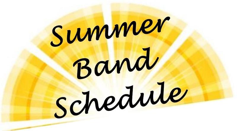 High School Band Summer Schedule