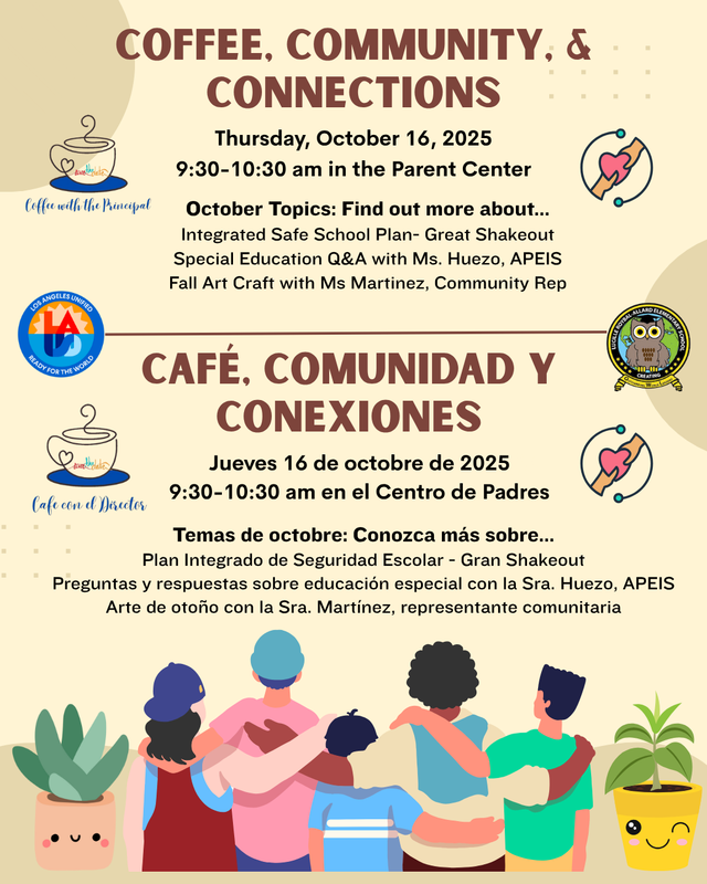 Coffee with the principal