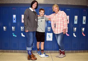 A picture of Jill Schiller, Jack Clark and Jackie Martin