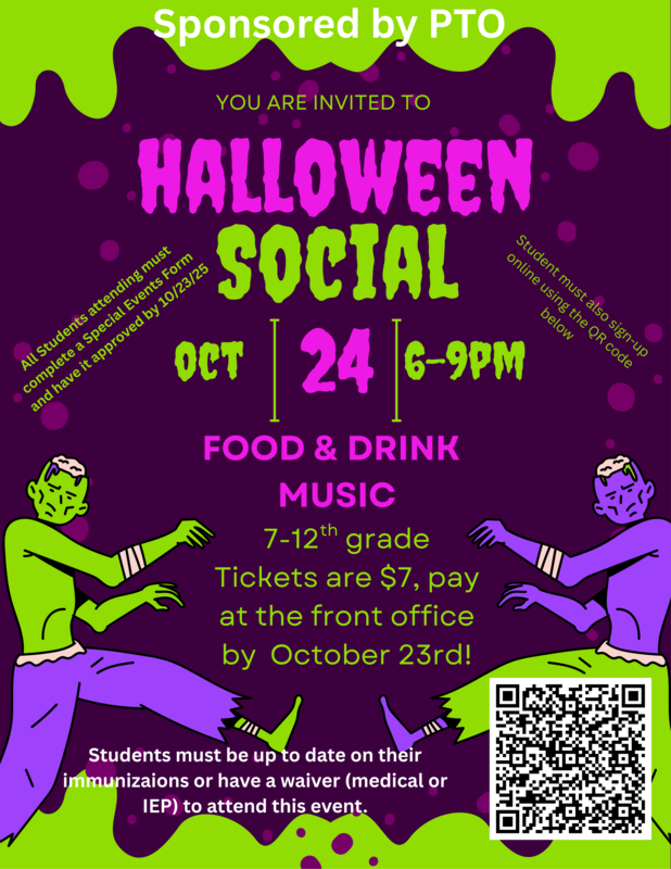 Halloween Social Flyer