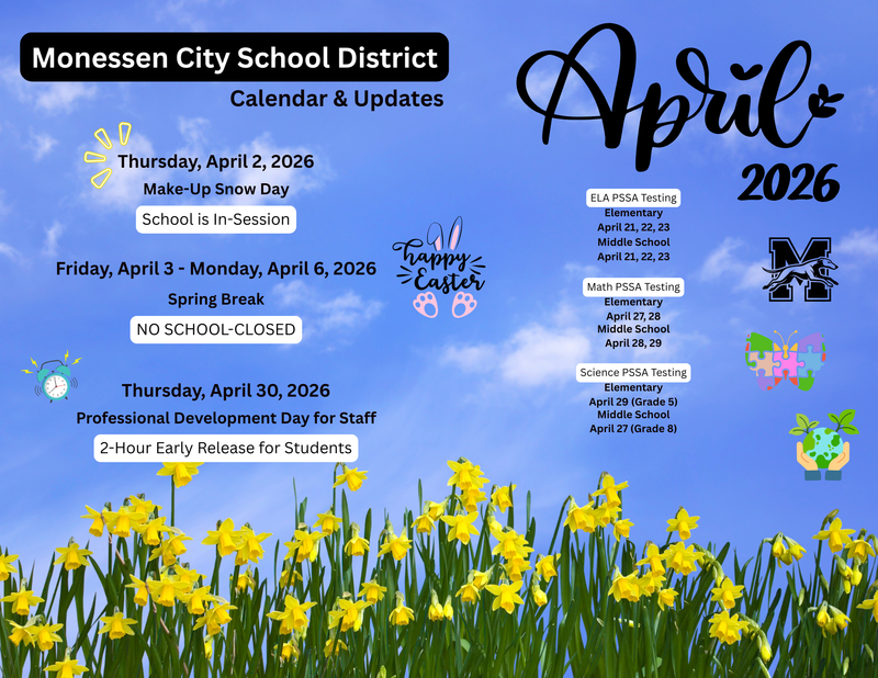 MCSD Monthly Calendar & Updates Featured Photo