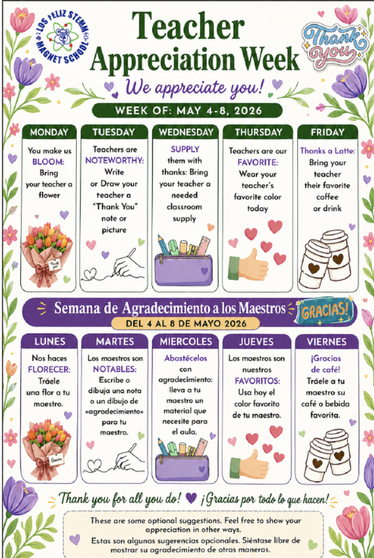 Teacher appreciation week ideas
