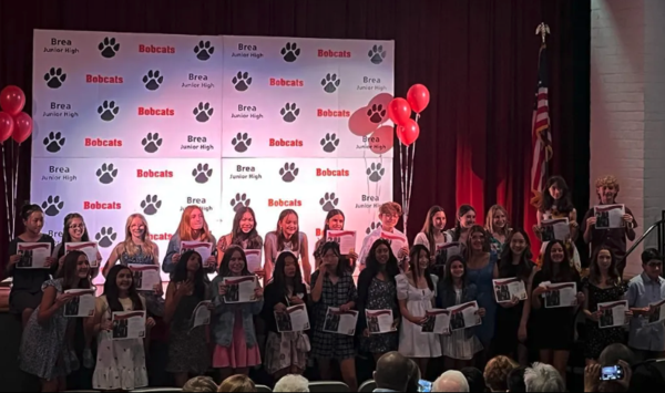 Brea Junior High Awards Night