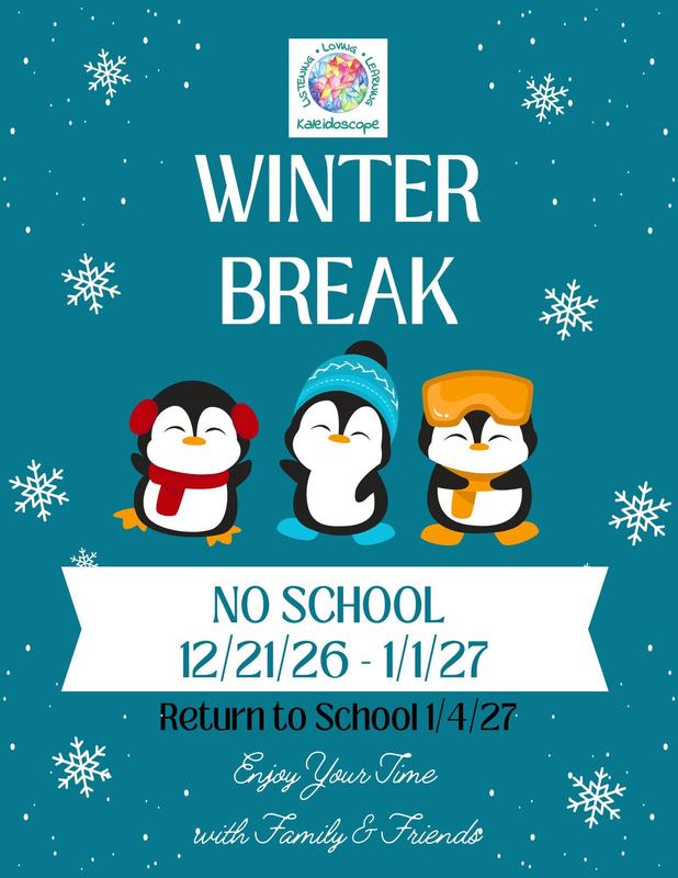 Winter Break- December 21st - January 1st Featured Photo
