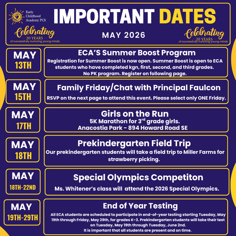 Weekly Guide to Key Dates & Events Featured Photo