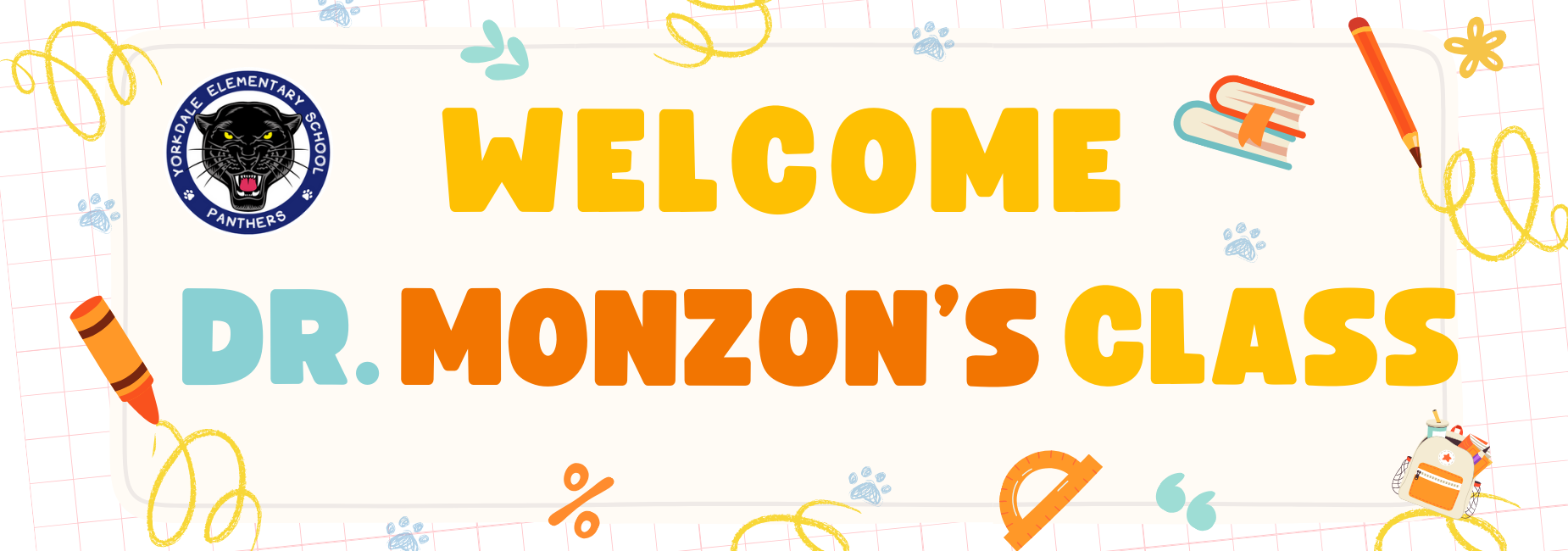 Dr. Monzon's 3rd grade class