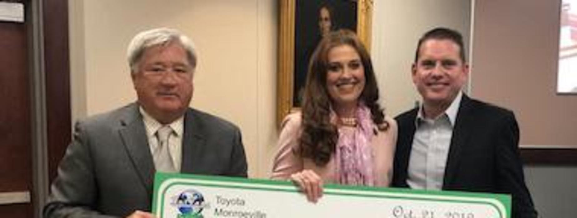 Spitzer Toyota in Monroeville Sponsors $18,000 Innovation Grant for the FR Panther Foundation.