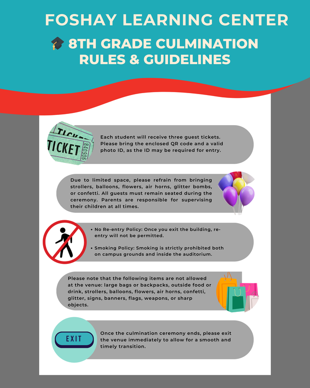 8th Grade Culmination Rules & Guidelines Featured Photo