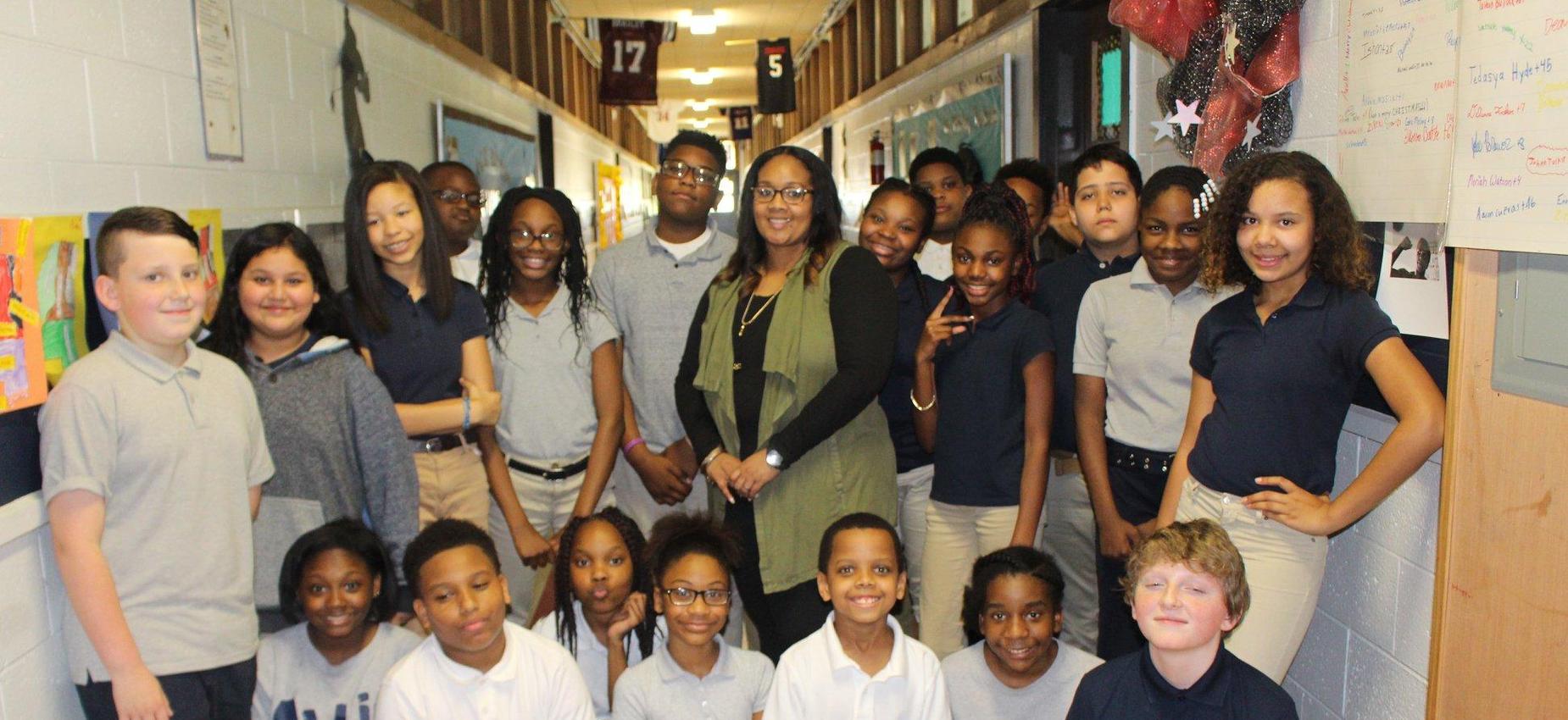 teacher and students
